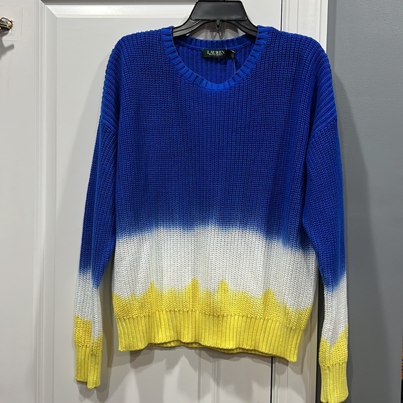 Lauren Ralph Lauren Tie-dyed Sweater In Multi - Picture 2 of 6
